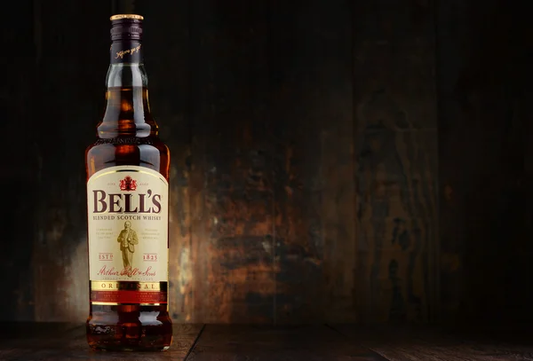 Bottle of Bell\'s Scotch whisky