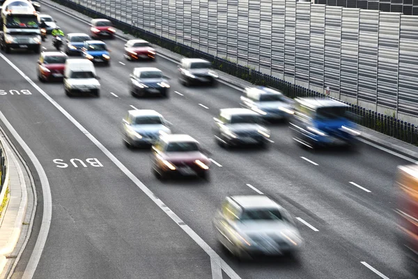 Six lane controlled-access highway in Poland