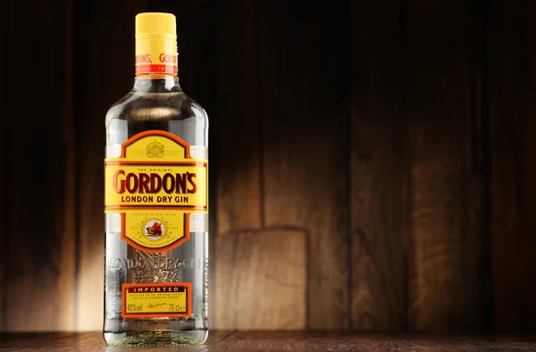 Bottle of Gordon\'s London Dry gin