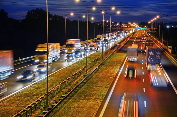 Controlled-access highway in Poznan, Poland