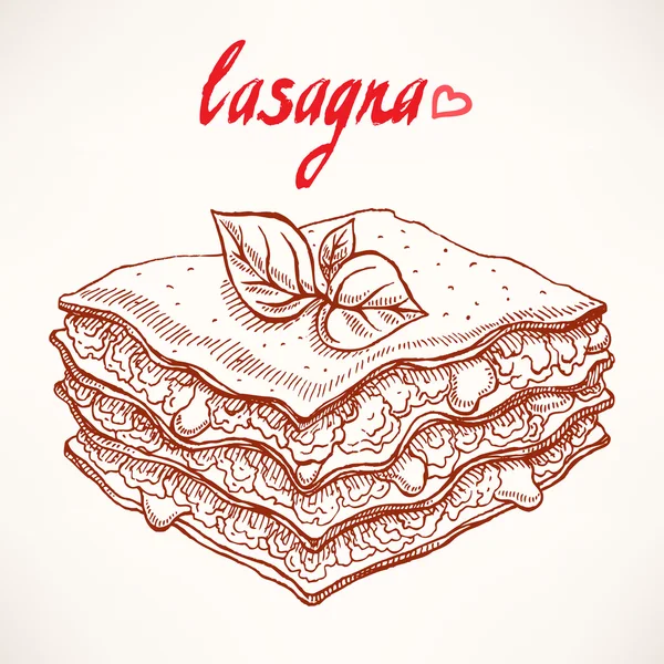 Lasagne Stock Vectors, Royalty Free Lasagne Illustrations Depositphotos®