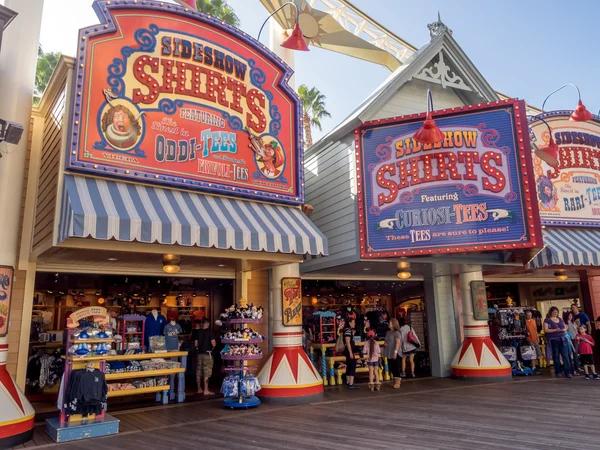 Gift shops at Paradise Pier in Disney California Adventure Park