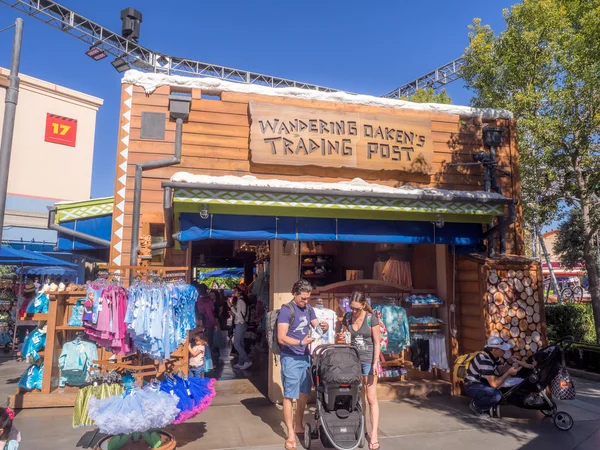 Frozen themed gift ship at Hollywood Studios at Disney California Adventure Park