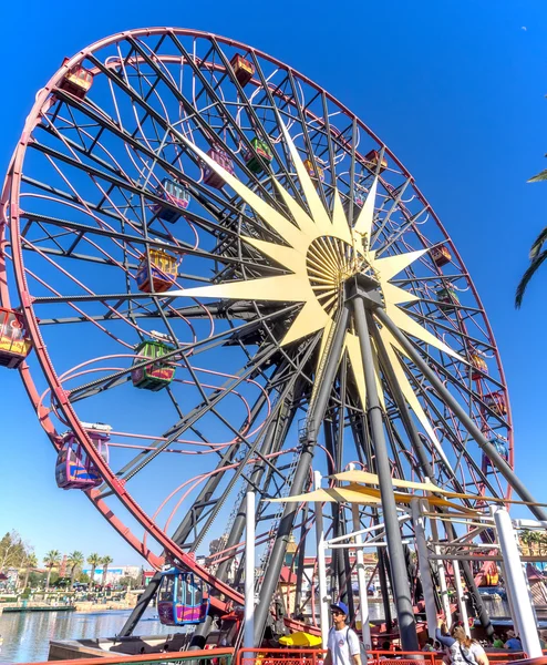 Mickey\'s Fun wheel ride at Paradise Pier at Disney California Adventure Park