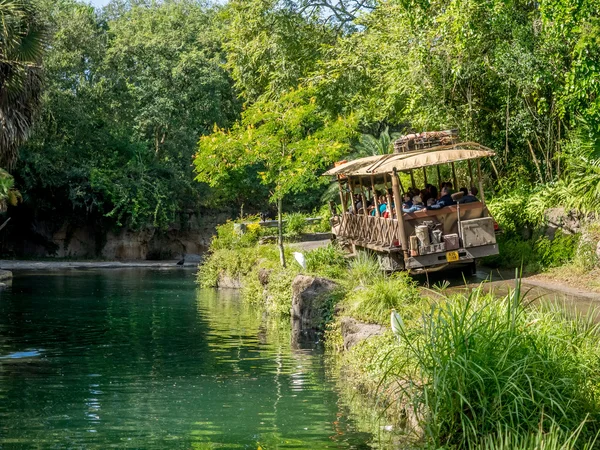 Safari ride, African section of Animal Kingdom Theme Park