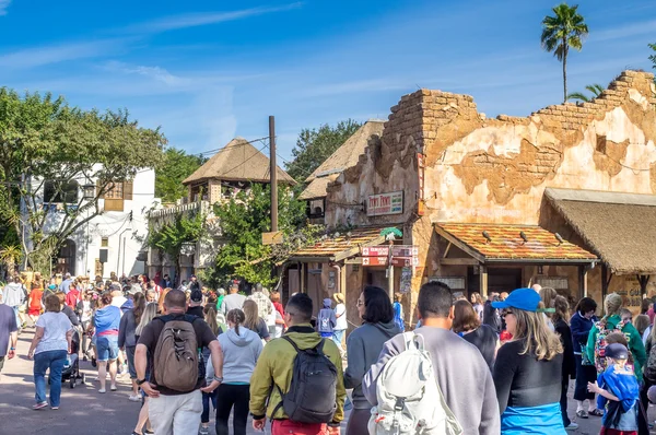 Wonderful buildings, African section of Animal Kingdom Theme Park