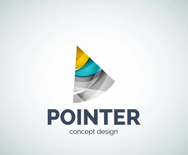 Arrow pointer logo business branding icon