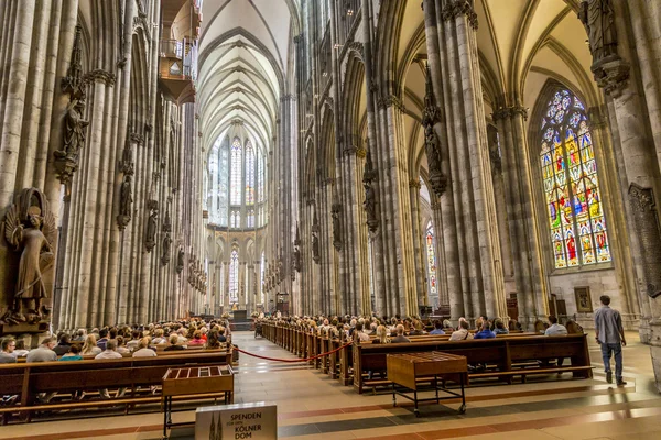 Service held in Central nave of Cologne Cathedral, Germany