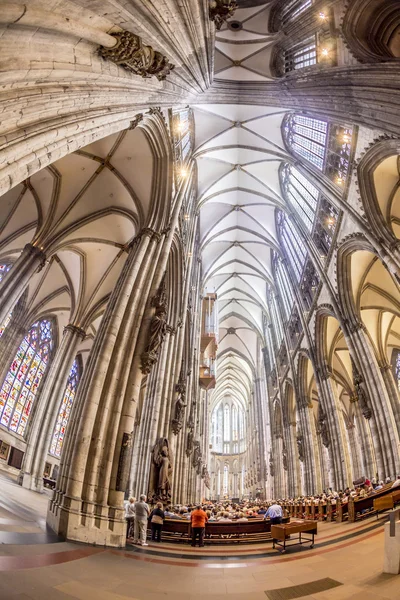 Service held in Central nave of Cologne Cathedral, Germany