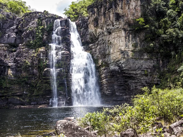 Waterfall  in  Chapada dos Veadeiros National Park