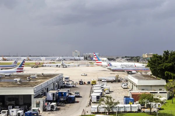 American airlines aircraft in Miami Airport