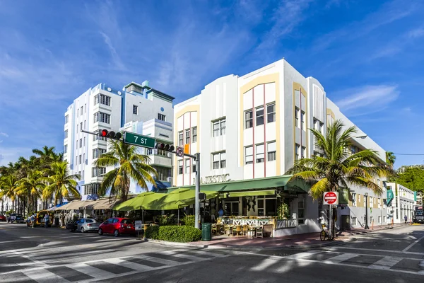 Day view at Ocean drive in Miami