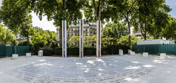 National War Memorial in Algeria, Morocco and Tunisia on the Qua