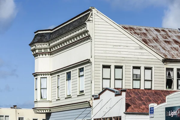 Victorian storefronts in Ferndale, USA