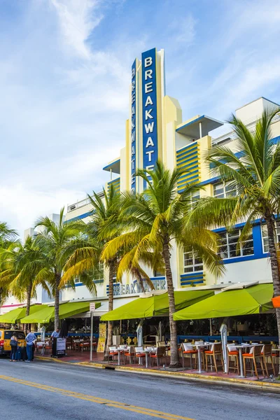 Breakwater Building with Art Deco Style in Miami Beach