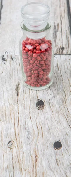 Pink peppercorns Variety In Glass Vial