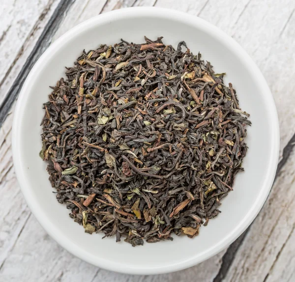 Darjeeling black tea leaves