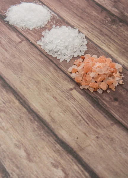 Table Salt, Sea Salt and Himalayan Salt