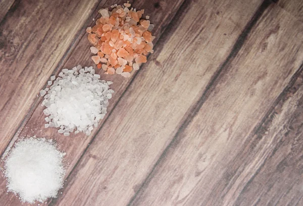 Table Salt, Sea Salt and Himalayan Salt