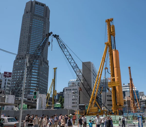 Construction In Shibuya, Japan