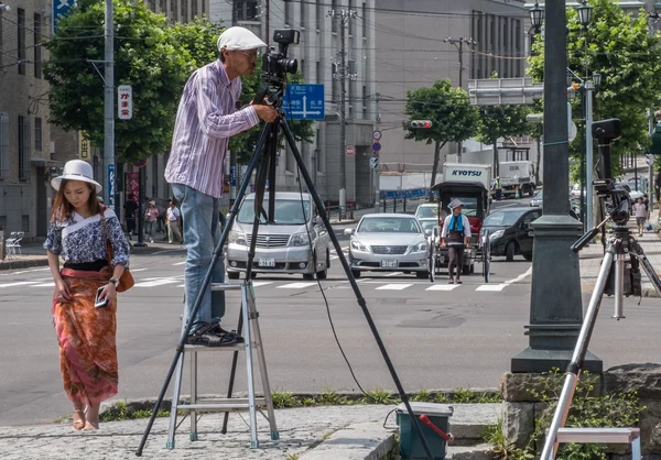 Street Photographer In Otaru City, Japan