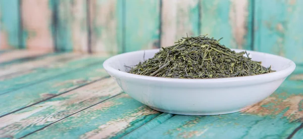 Dried Green Tea Leaves