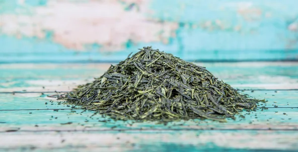 Dried Green Tea Leaves