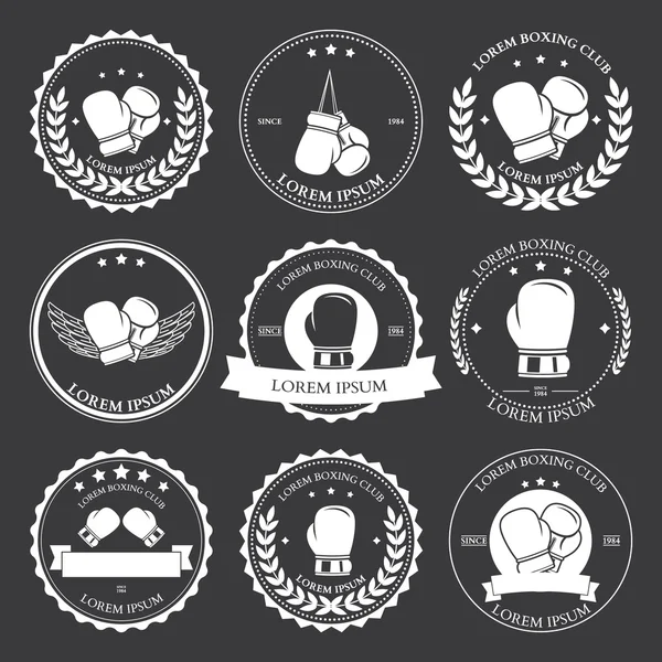 Set of Mixed Martial Arts labels
