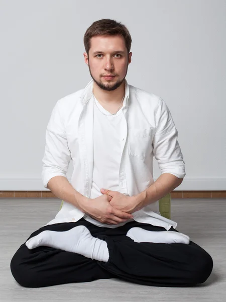 Qigong training. Meditation