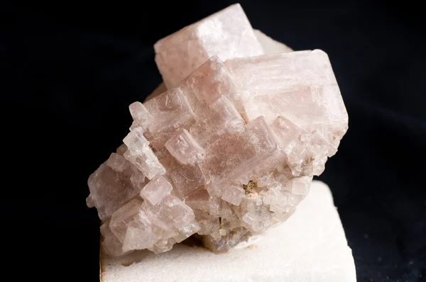 Halite or rock salt mineral