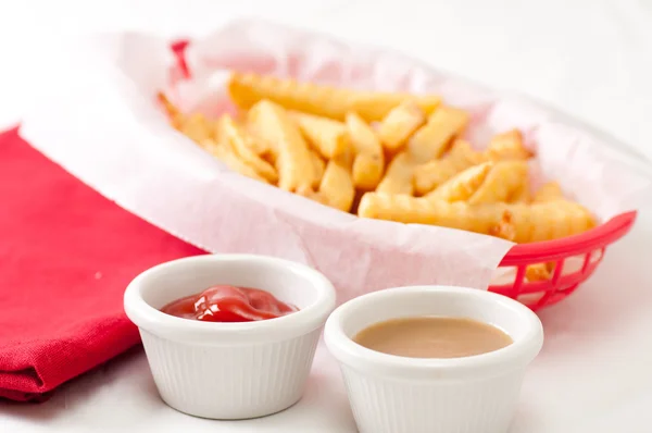 Fries and a side of gravy