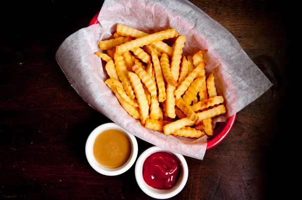 Fries and a side of gravy