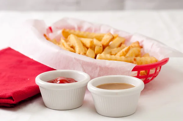 Fries and a side of gravy