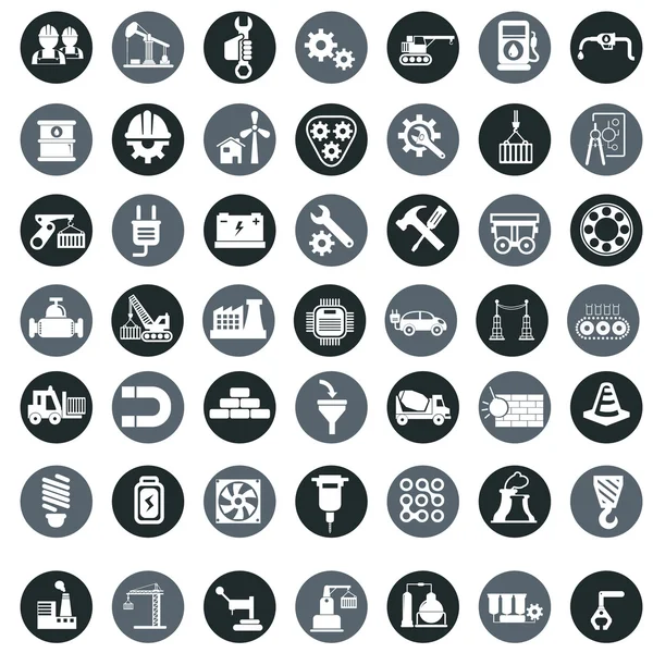 Industry factory icons