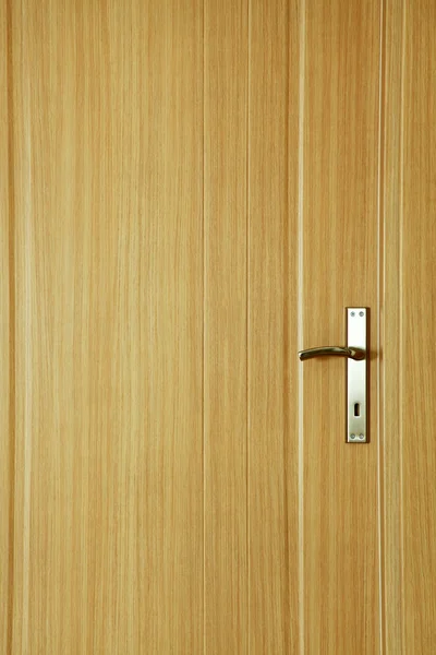 Door handle and door lock close-up