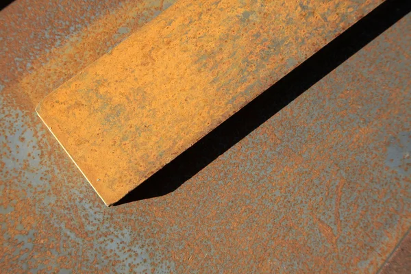 Rusty metal mold metal floor