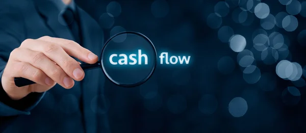 Cash flow and audit of accounts concept