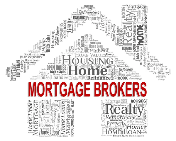 Mortgage Brokers Indicates Home Loan And Agent