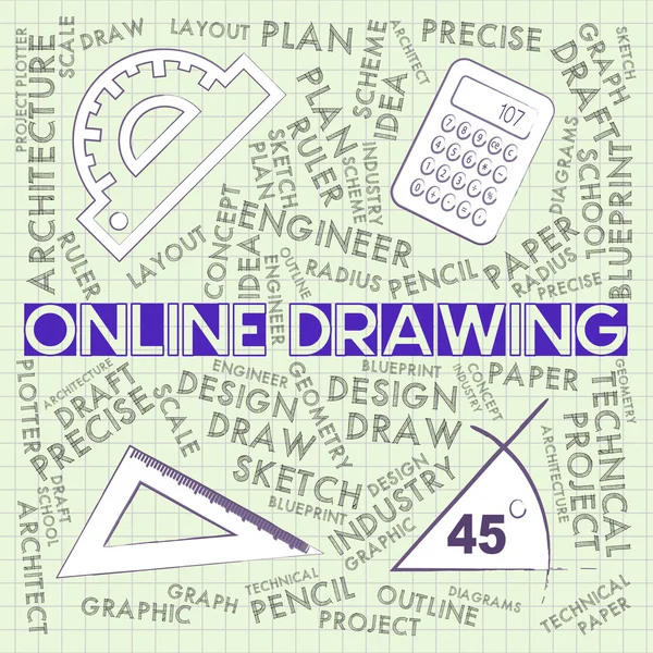 Online Drawing Shows Web Site And Creative