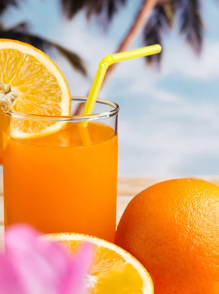 Healthy Orange Drink Indicates Vitamin C And Oranges