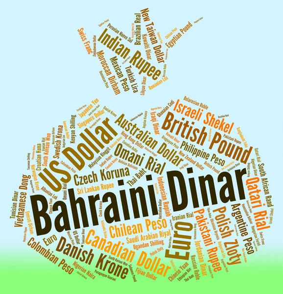 Bahraini Dinar Indicates Foreign Exchange And Coin