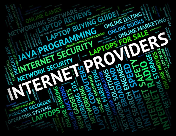 Internet Providers Shows World Wide Web And Contributor