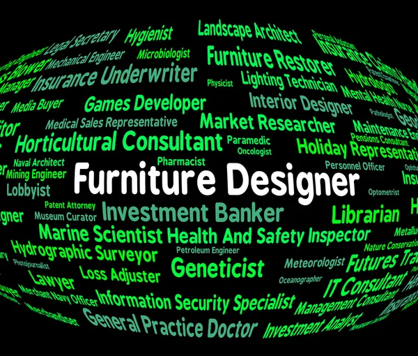 Furniture Designer Indicates Designers Furnitures And Employment