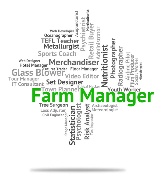 Farm Manager Means Farmed Supervisor And Employee
