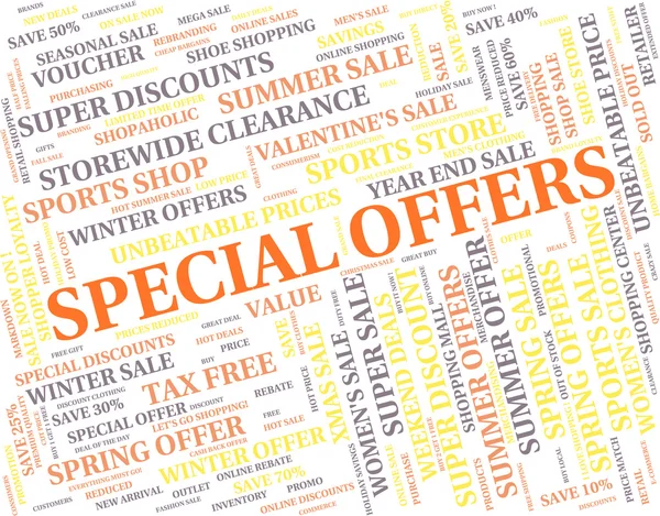Special Offers Represents Discounts Notable And Promo