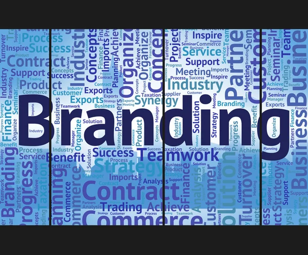 Branding Word Means Company Identity And Brands