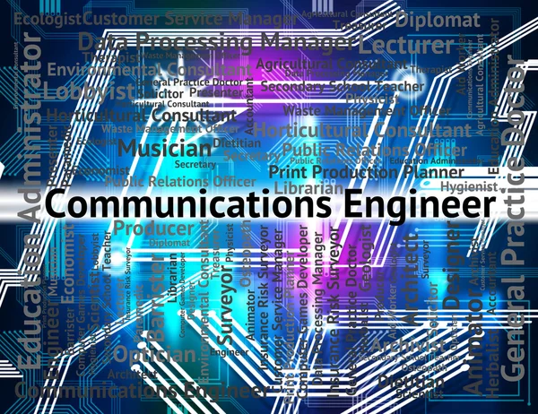 Communications Engineer Indicates Technology Job And Mechanic