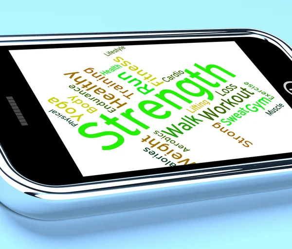 Strength Words Represents Text Strengthen And Muscle