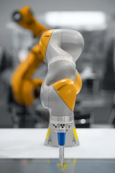 Robotic arm closeup photo