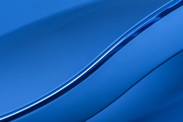 Curve lines on blue